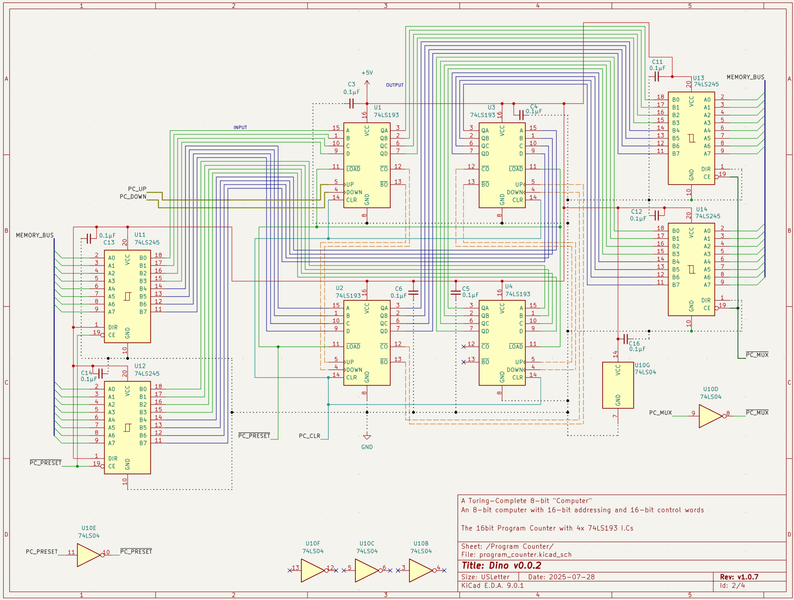 DINO CPU Project – Program Counter Implementation and Validation